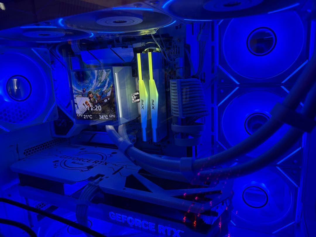 HYPER VISION 360 ARGB WHITE CPUクーラー　中古