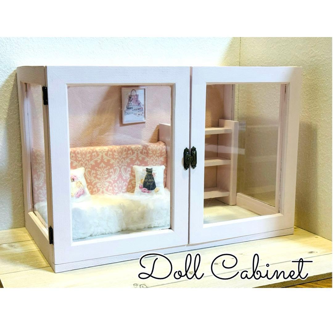 黒ゆう♡ドールキャビネット♡ベッド ドールハウス