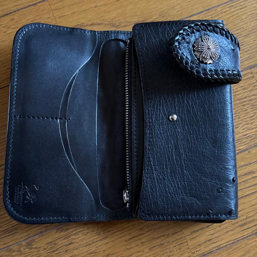 アルズニ　長財布　オーストリッチ　美品‼️