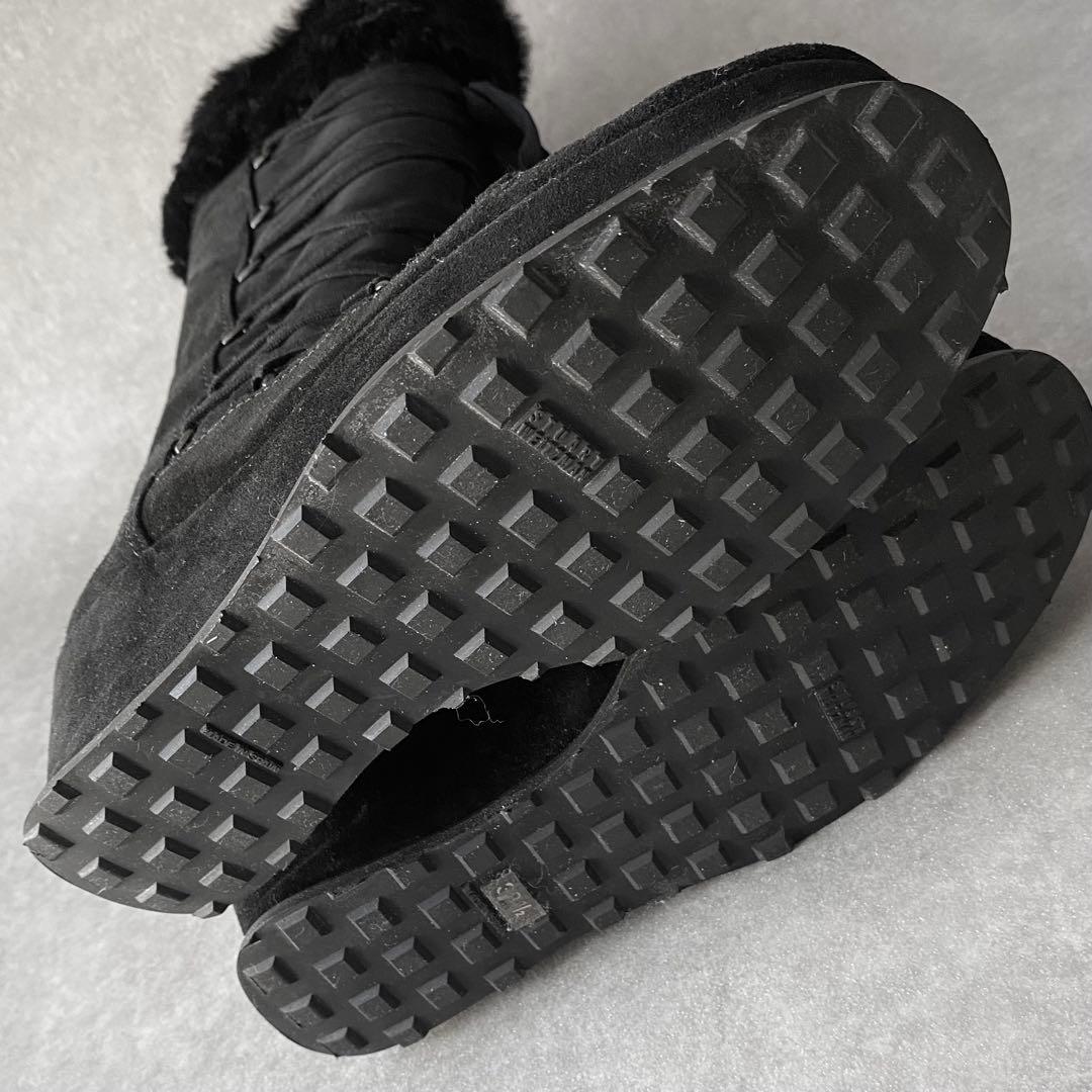 Stuart Weitzman ニーハイ ロングブーツ スエード ファー 黒