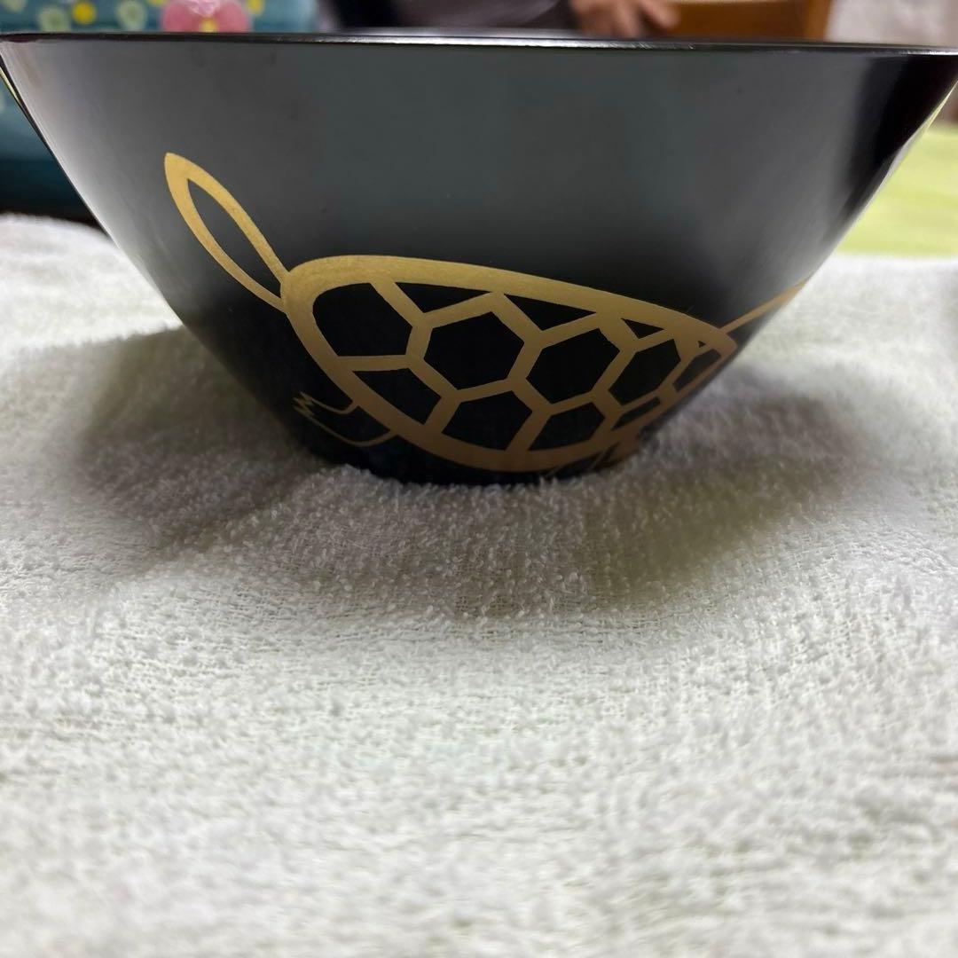 宮内庁御用達　漆器 山田平安堂 寿恵広鉢　鶴亀(ペア)