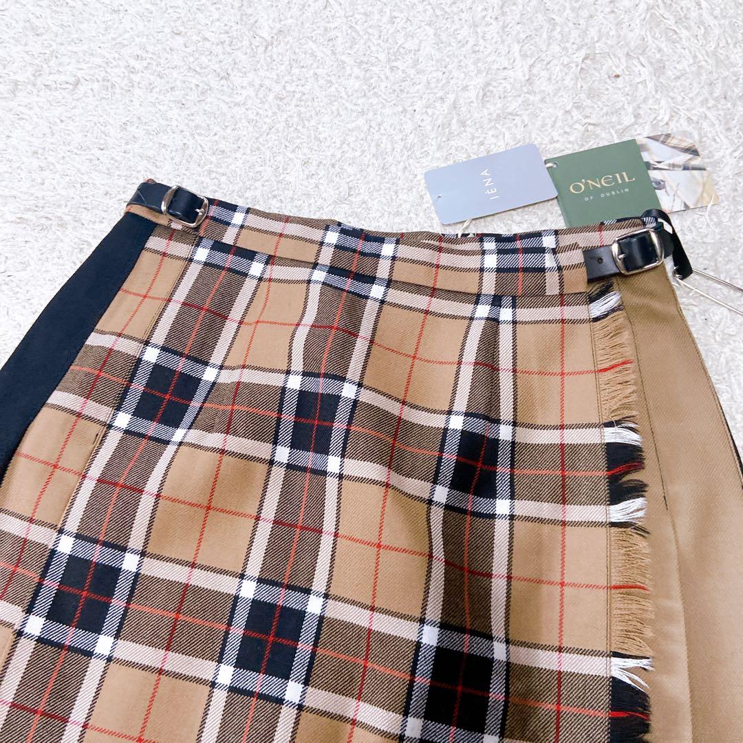 新品未使用タグ付き　オニールオブダブリンIENA別注　キルトロングスカート　L