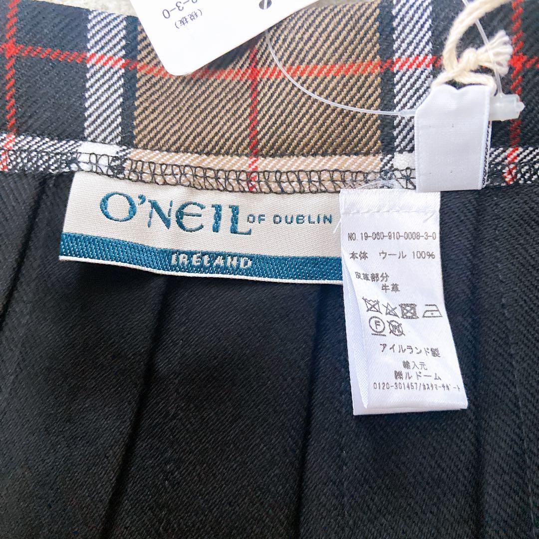 新品未使用タグ付き　オニールオブダブリンIENA別注　キルトロングスカート　L
