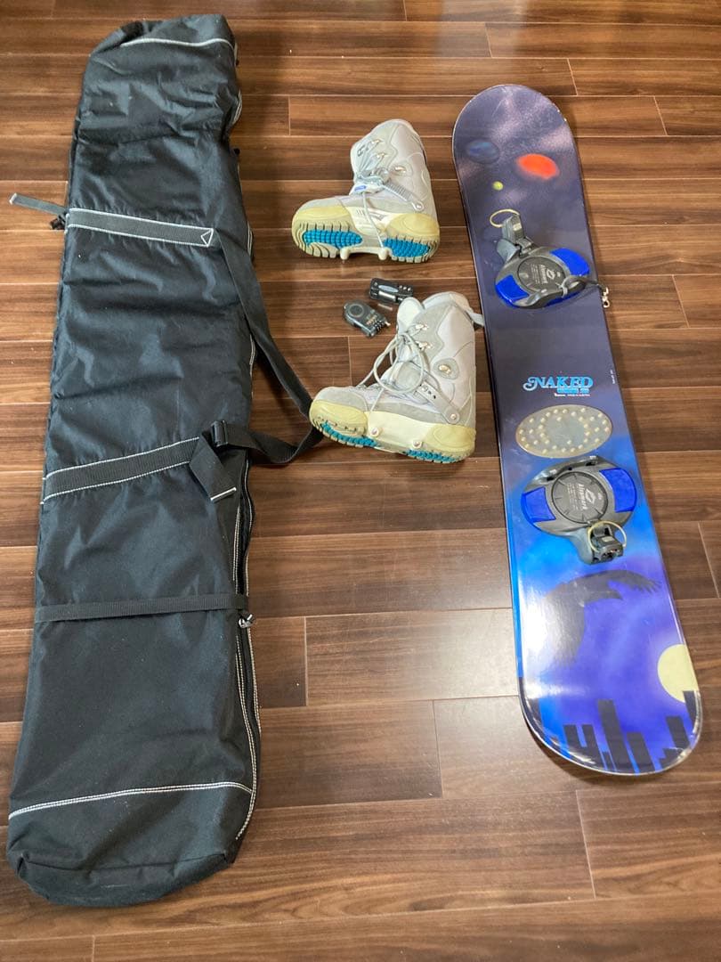 スノーボードセット NAKED SYCRONE.157 ブーツビンディング付き