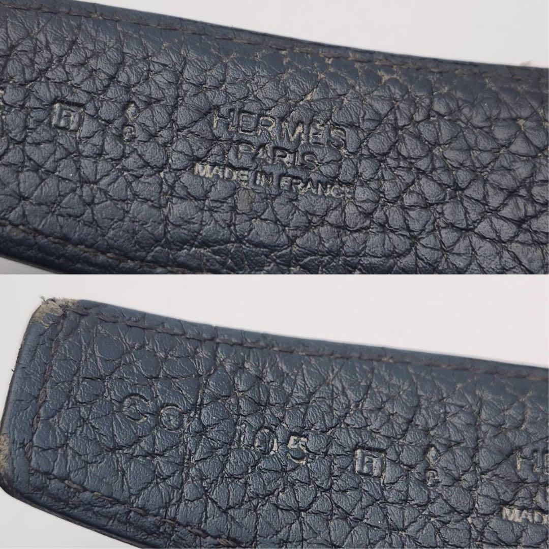 エルメス　HERMES　コンスタンス　ベルトのみ　ブラック　メンズ　レザー　刻印