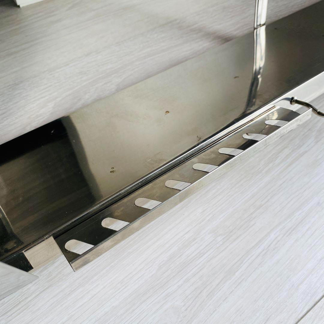 【新品未使用】インディアンキッチンラック　ステンレススチール　74cm×74cm