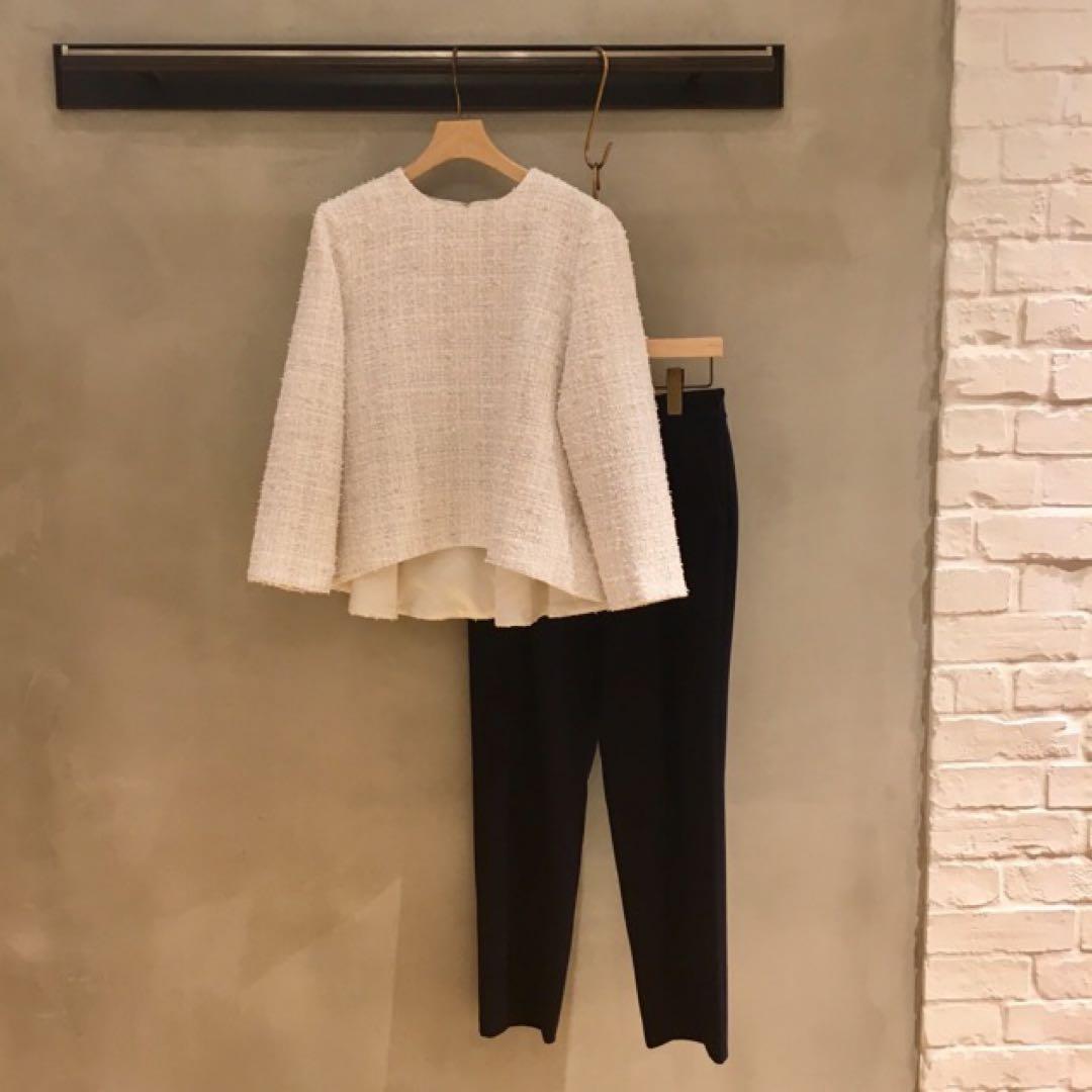 未使用近　デミルクスビームス　ミックスツイードプルオーバー