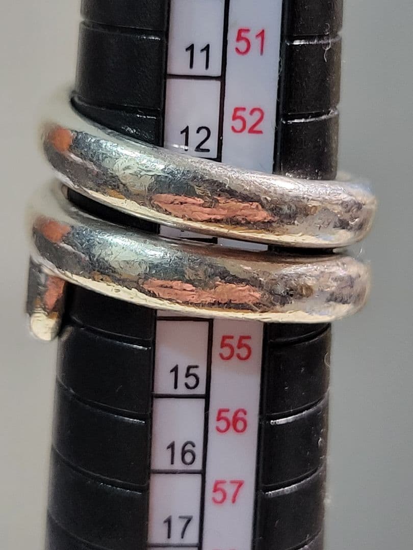 HERMES リング　指輪 54　ツイスト パラード　オスモズ　リマ　925