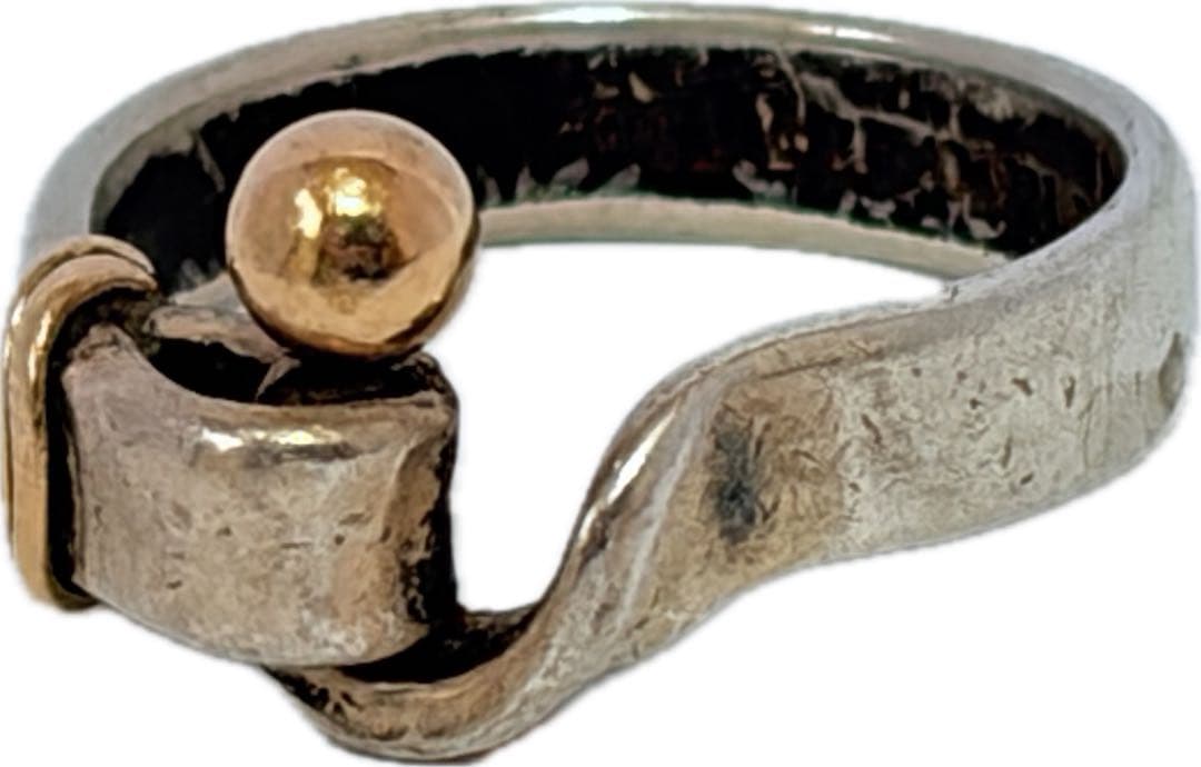 ティファニー 750 925 フック＆アイ リング 約9号 約4g