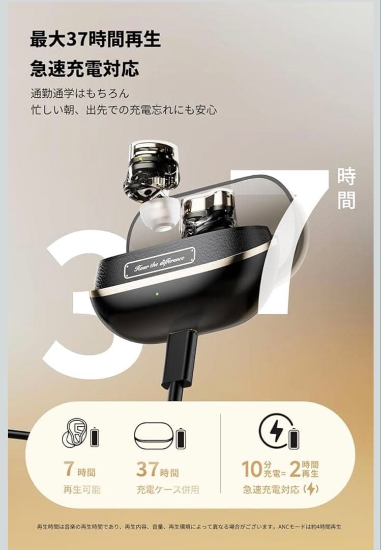 SOUNDPEATS(サウンドピーツ) H3 ワイヤレスイヤホン