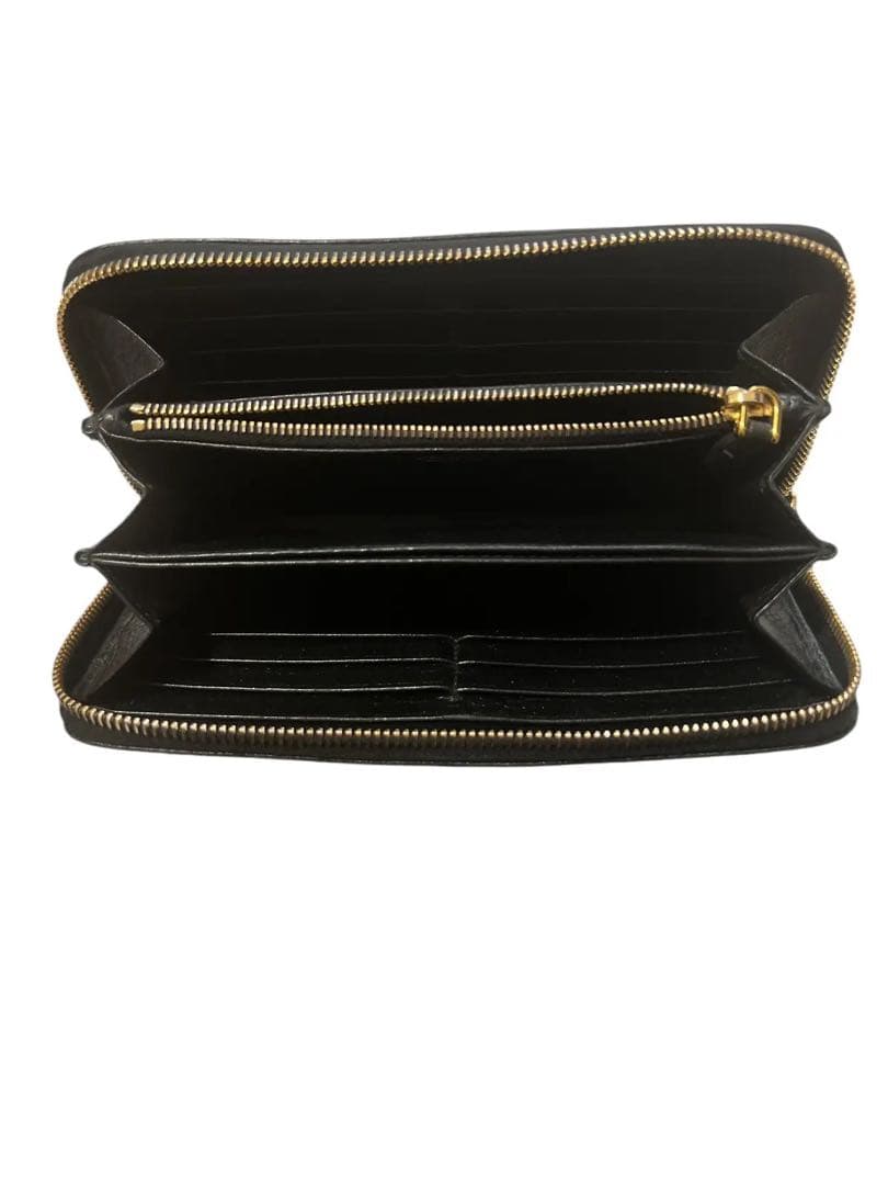 プラダ PRADA サフィアーノレザー ジップアラウンド ギャランティ