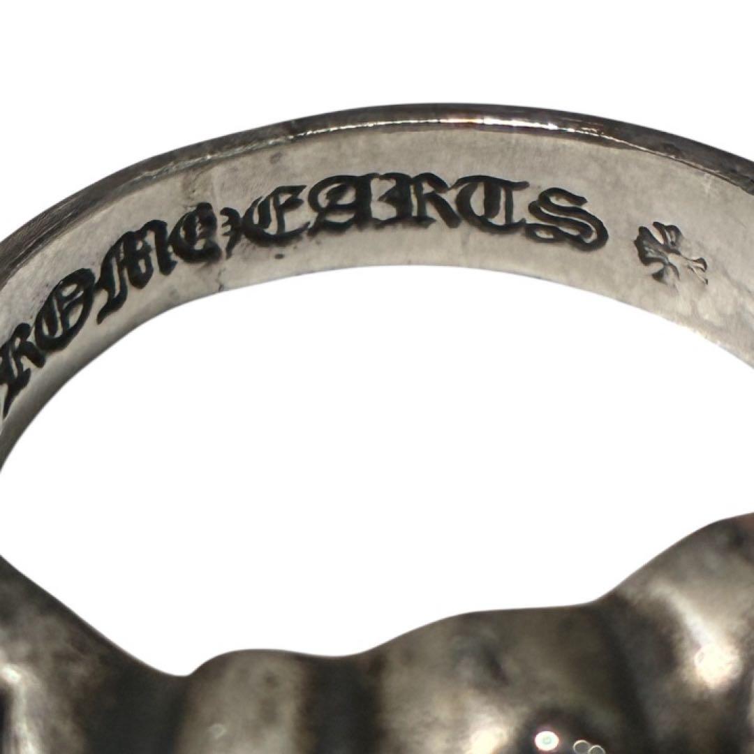 Chrome Hearts フローラルクロスハートリング　19号