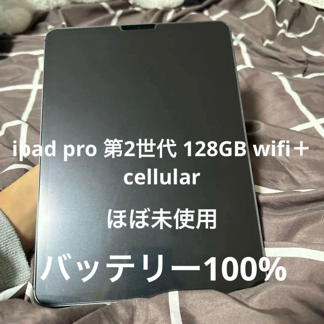 iPad pro 第二世代 スペースグレー128GBcellular 【美品】