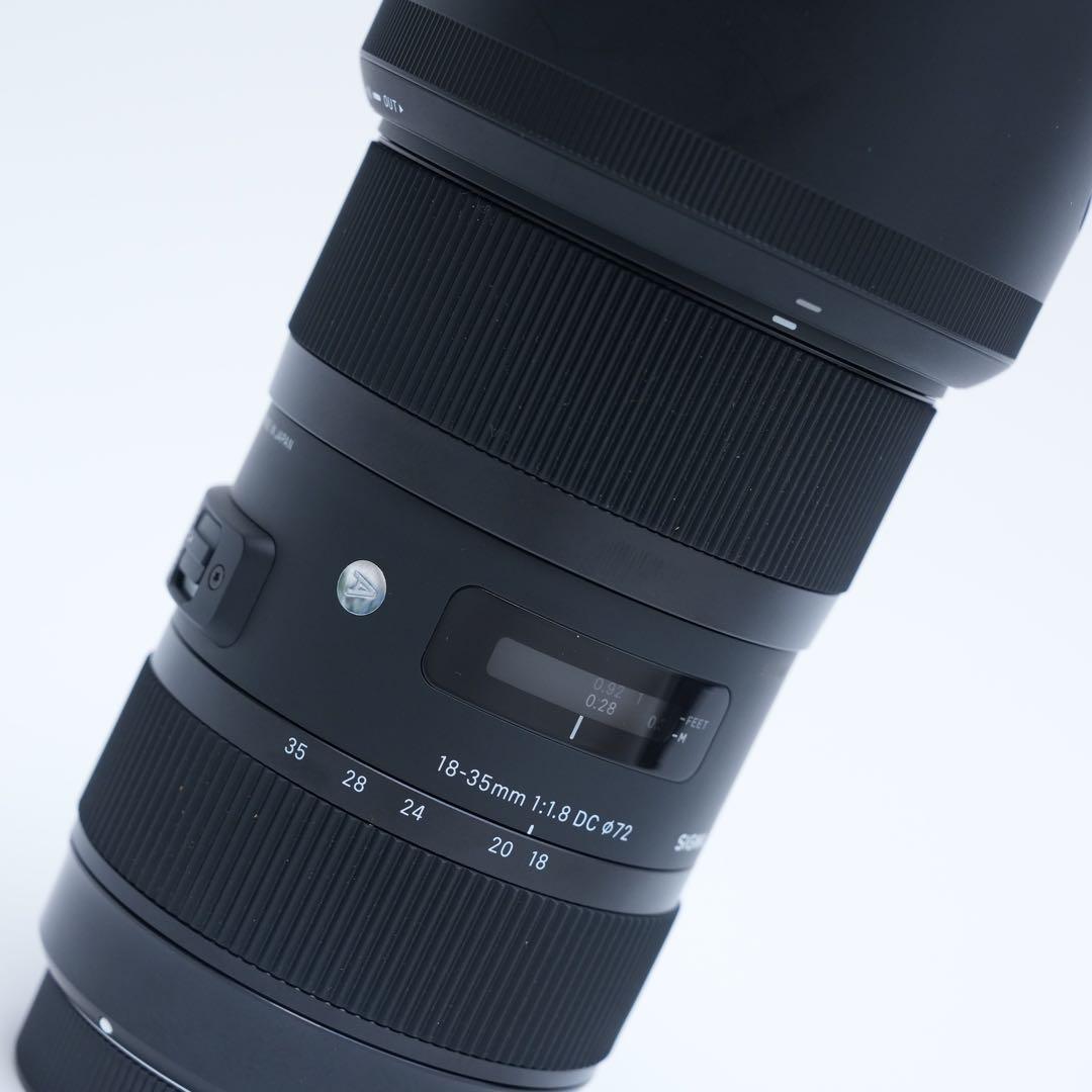 SIGMA 18-35mm F1.8 DC HSM Artレンズ