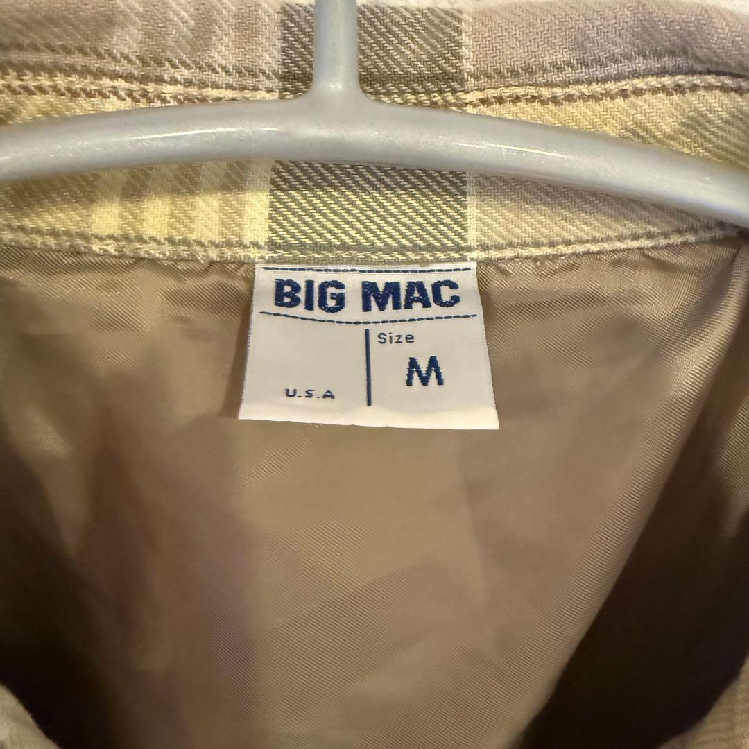 BIG MAC ビッグマック ネルシャツ 裏地付き USA製