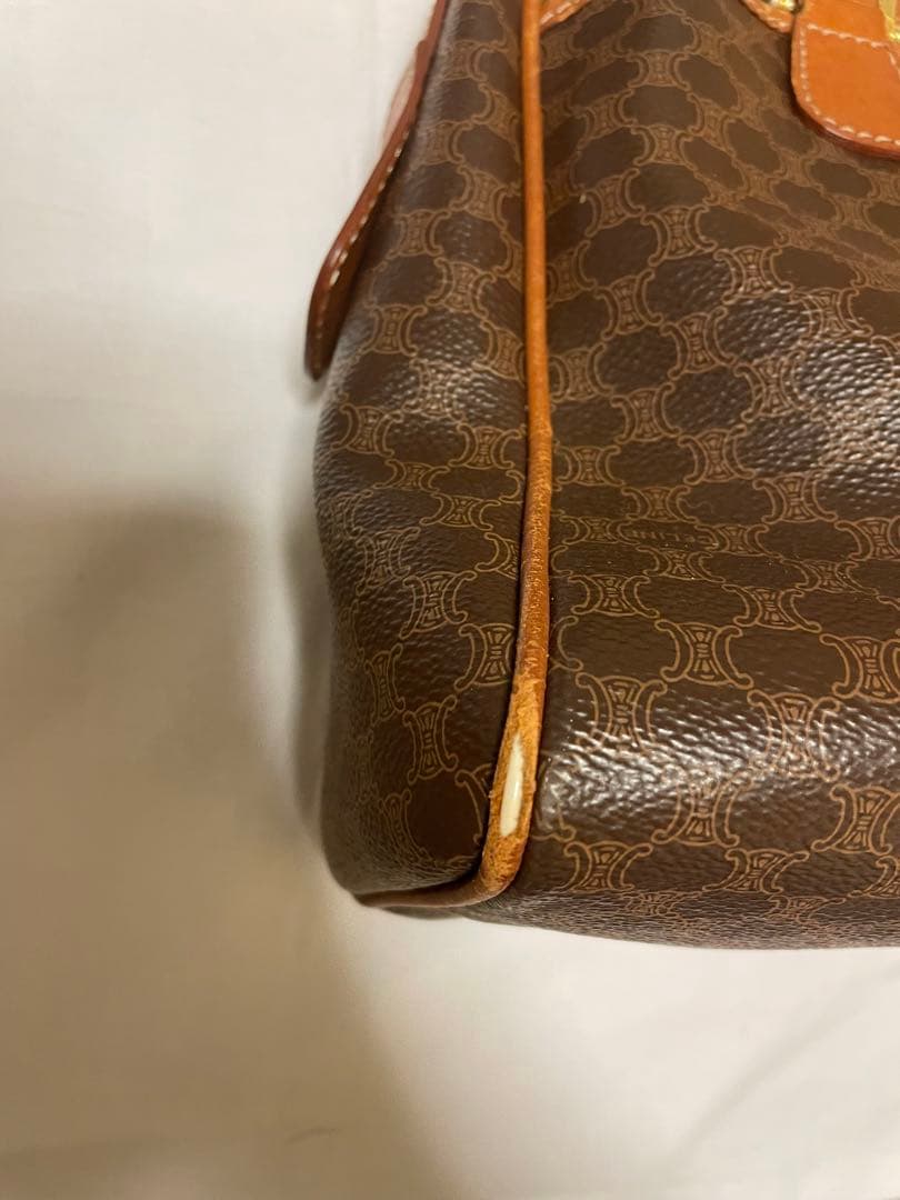 yuki　CELINE セリーヌ ミニボストンバッグ　マカダム柄