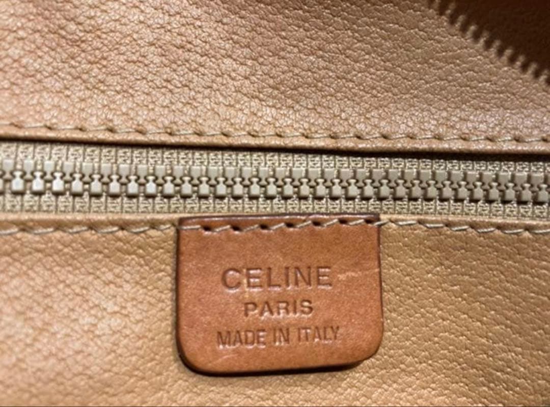 yuki　CELINE セリーヌ ミニボストンバッグ　マカダム柄