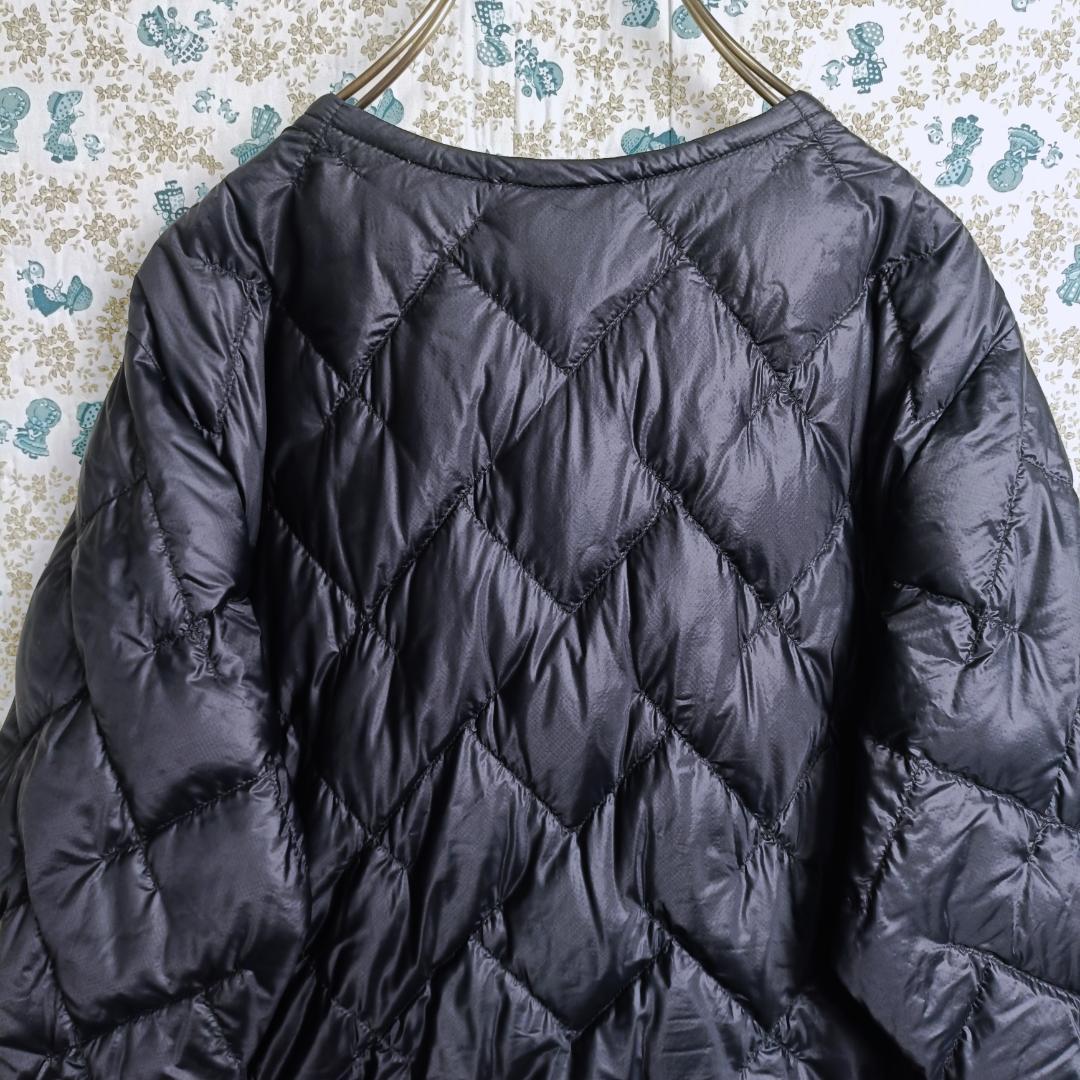 モンベル☆スペリオダウン ラウンドネックジャケット　インナーダウン　黒　XL