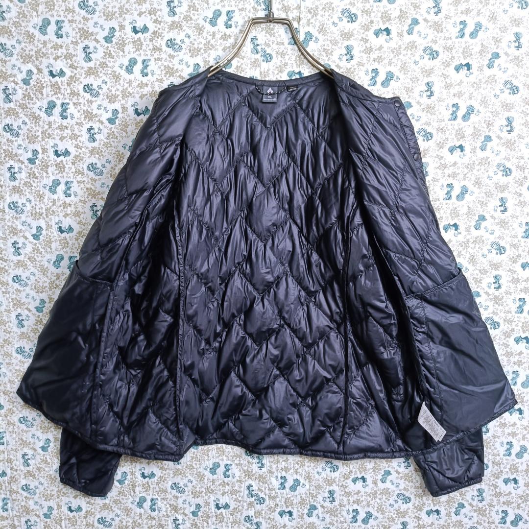 モンベル☆スペリオダウン ラウンドネックジャケット　インナーダウン　黒　XL