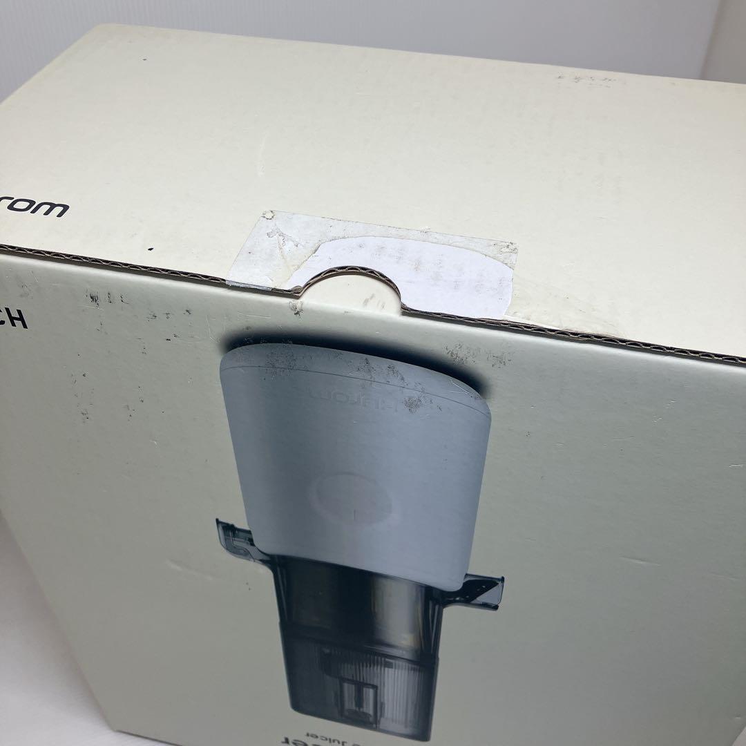 開封のみ未使用品 ヒューロム スロージューサー H310Aホワイト