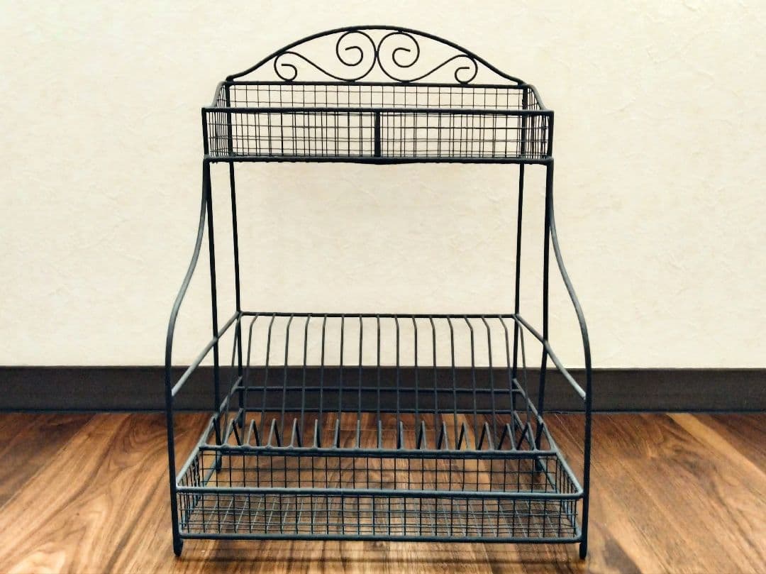 【ANTIQUE】コントワール・ドゥ・ファミーユ アイアンディッシュラック