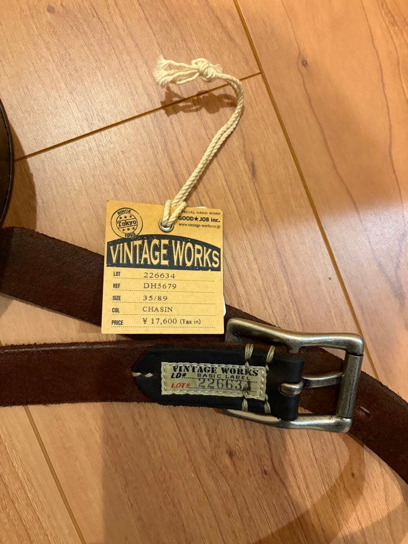 vintage works ベルト
