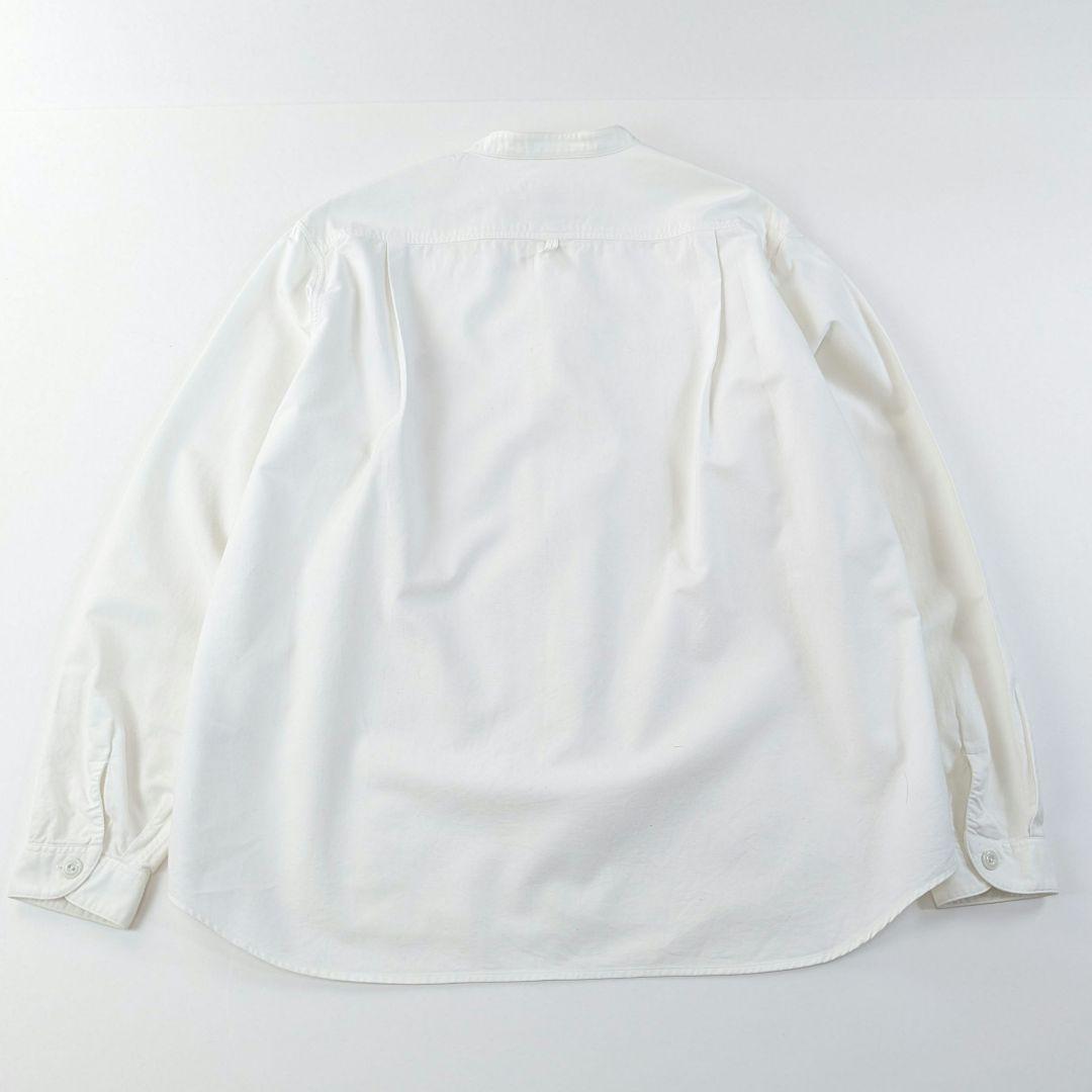 超人気★DANTON　ダントン　YOXバンドカラーシャツ　1.3万　L　ホワイト
