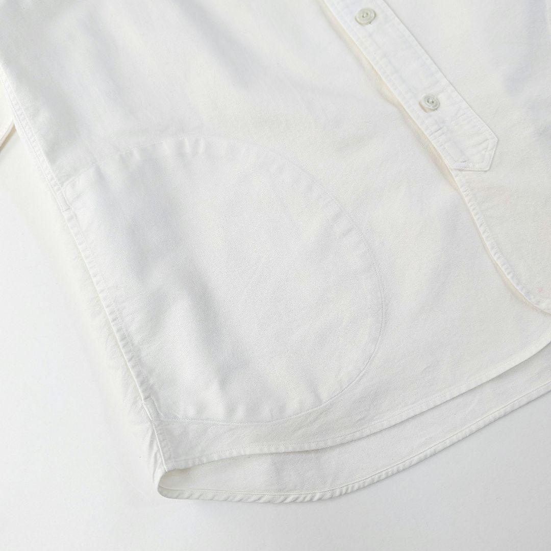 超人気★DANTON　ダントン　YOXバンドカラーシャツ　1.3万　L　ホワイト