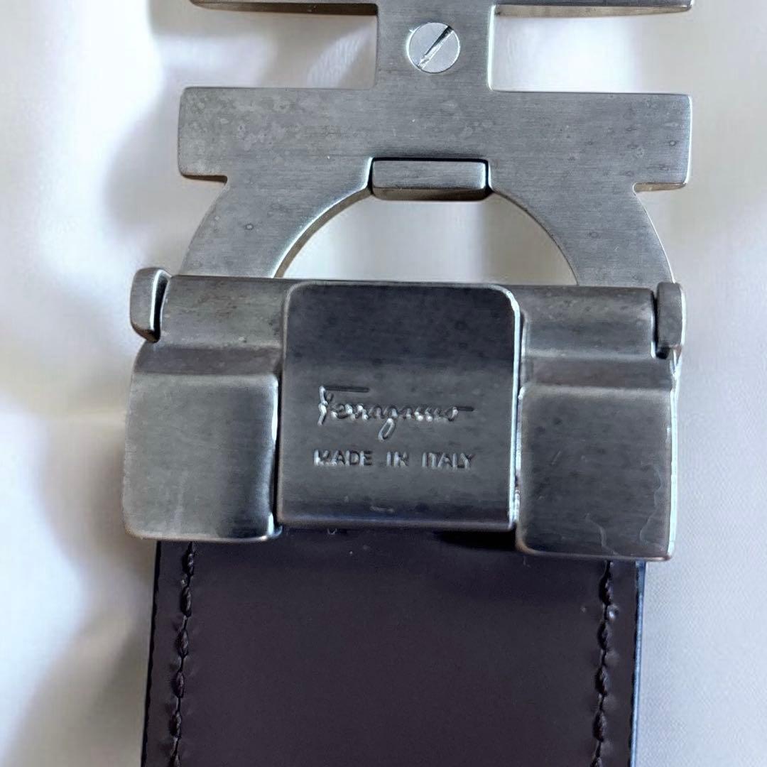 ✨希少✨フェラガモ　ベルト ガンチーニ リバーシブル ブラック