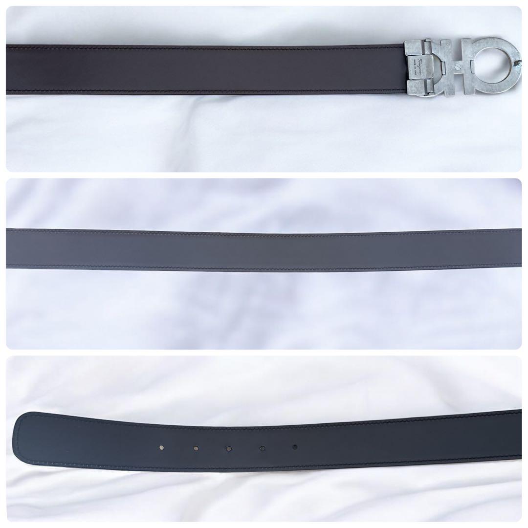 ✨希少✨フェラガモ　ベルト ガンチーニ リバーシブル ブラック