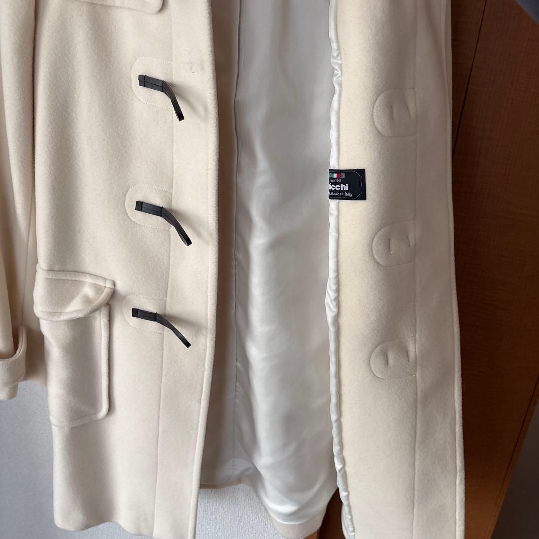 極美品 組曲 ダッフルコート カシミヤ ホワイト 榮倉奈々着用 M