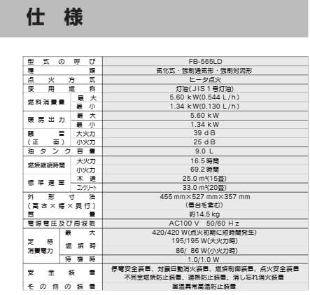 希少　ダイニチ　ブルーヒーター　FB-565LD　09年製　タンク9L