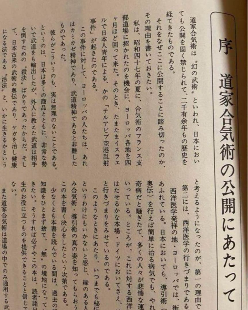 「道家合気術　内功の巻」合気道　大東流　気功