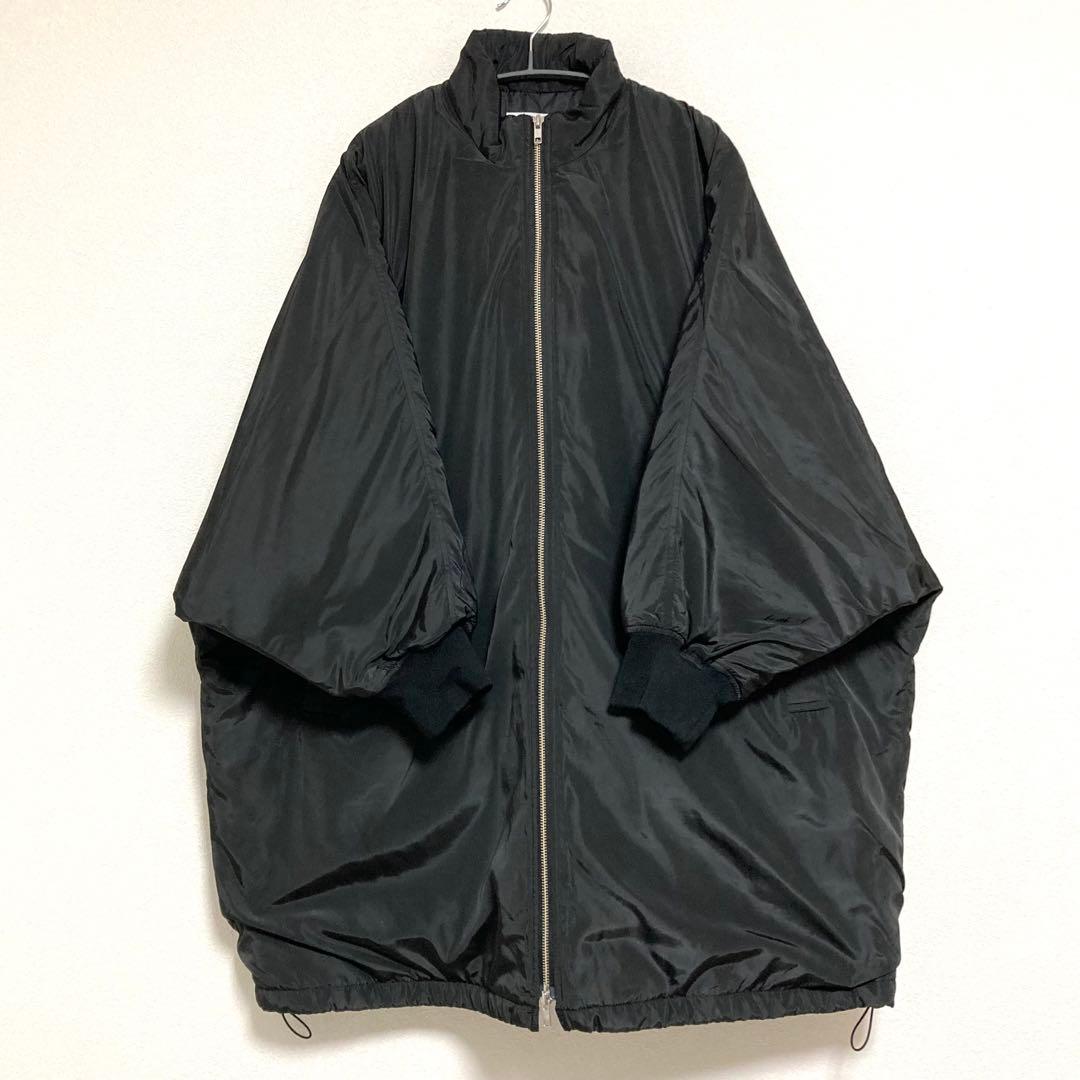 BEARDSLEY ビアズリー　中綿BIGポンチョコート　黒　F