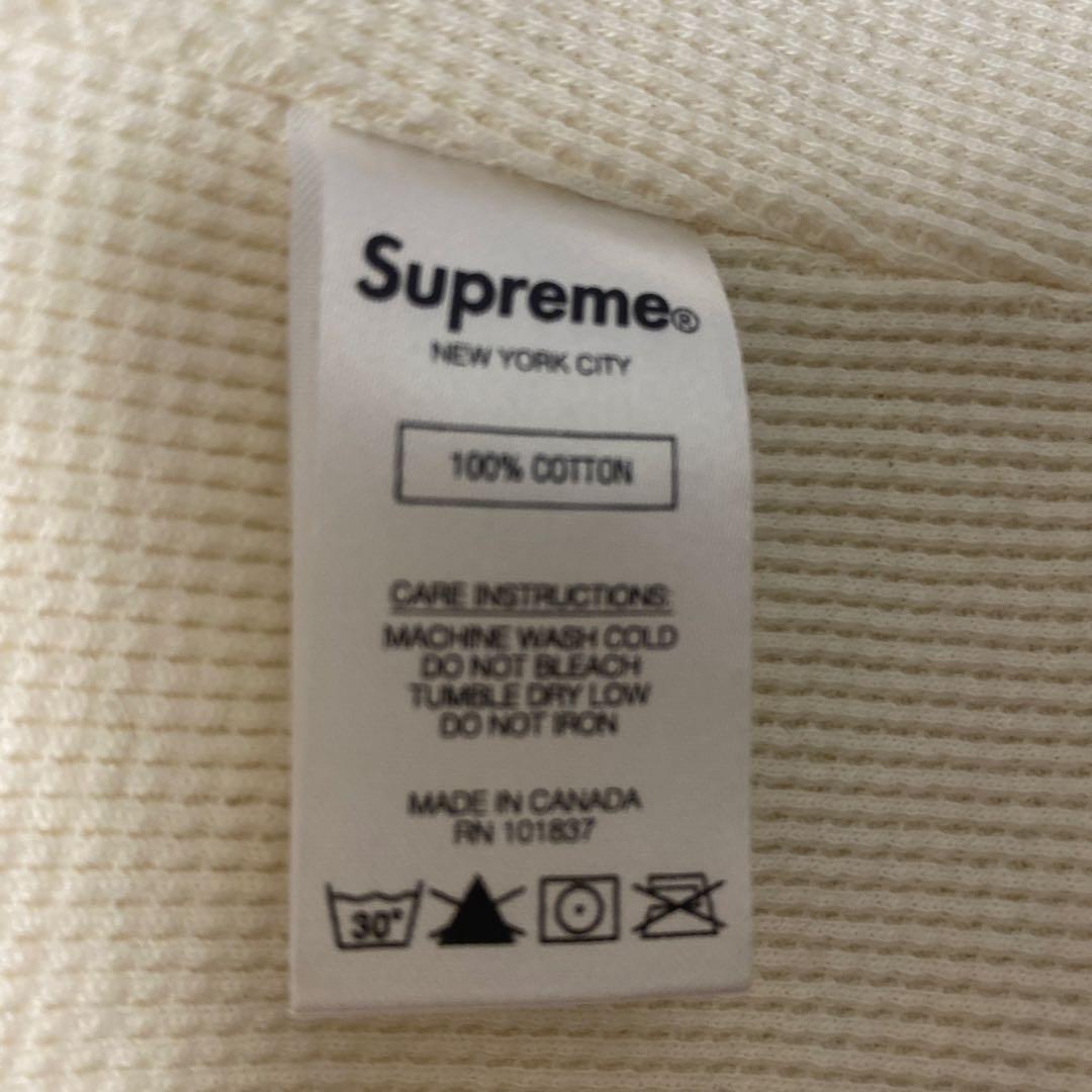 SUPREME グレー ジップアップパーカー
