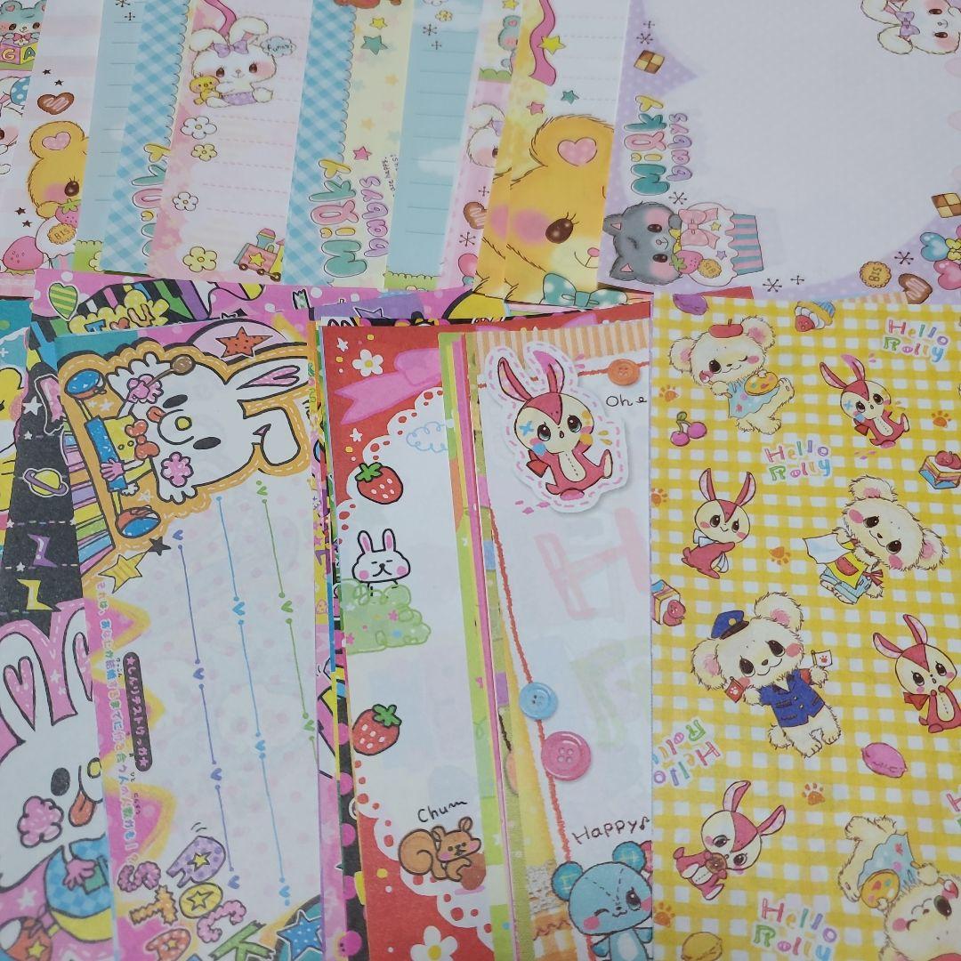 優花︎　激レア　平成レトロ　平成女児　バラ　メモ　大量　うさぎ　ねこ