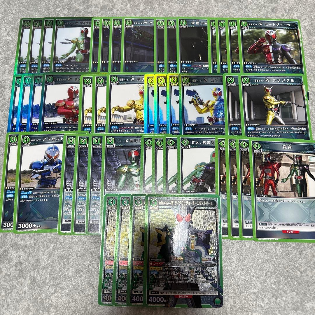 ユニオンアリーナ　仮面ライダーW デッキパーツ　サイクロンジョーカー　SR