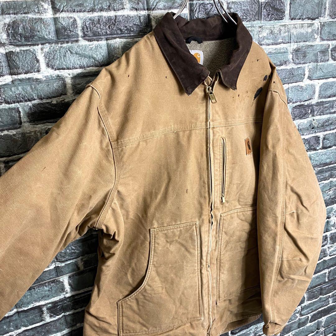 ¥*読様 カーハート☆リッジコート ダックジャケット 古着 ゆるだぼ ビッグシル