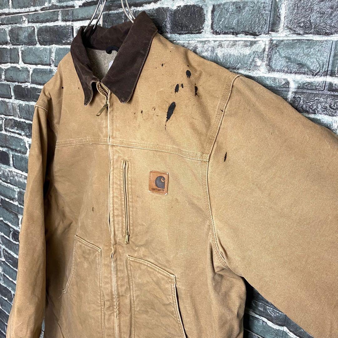 ¥*読様 カーハート☆リッジコート ダックジャケット 古着 ゆるだぼ ビッグシル