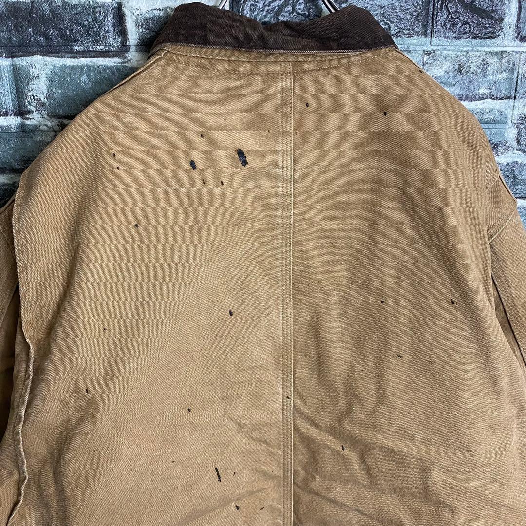 ¥*読様 カーハート☆リッジコート ダックジャケット 古着 ゆるだぼ ビッグシル