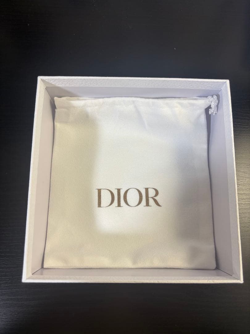 Dior グレー レザーベルト 90cm