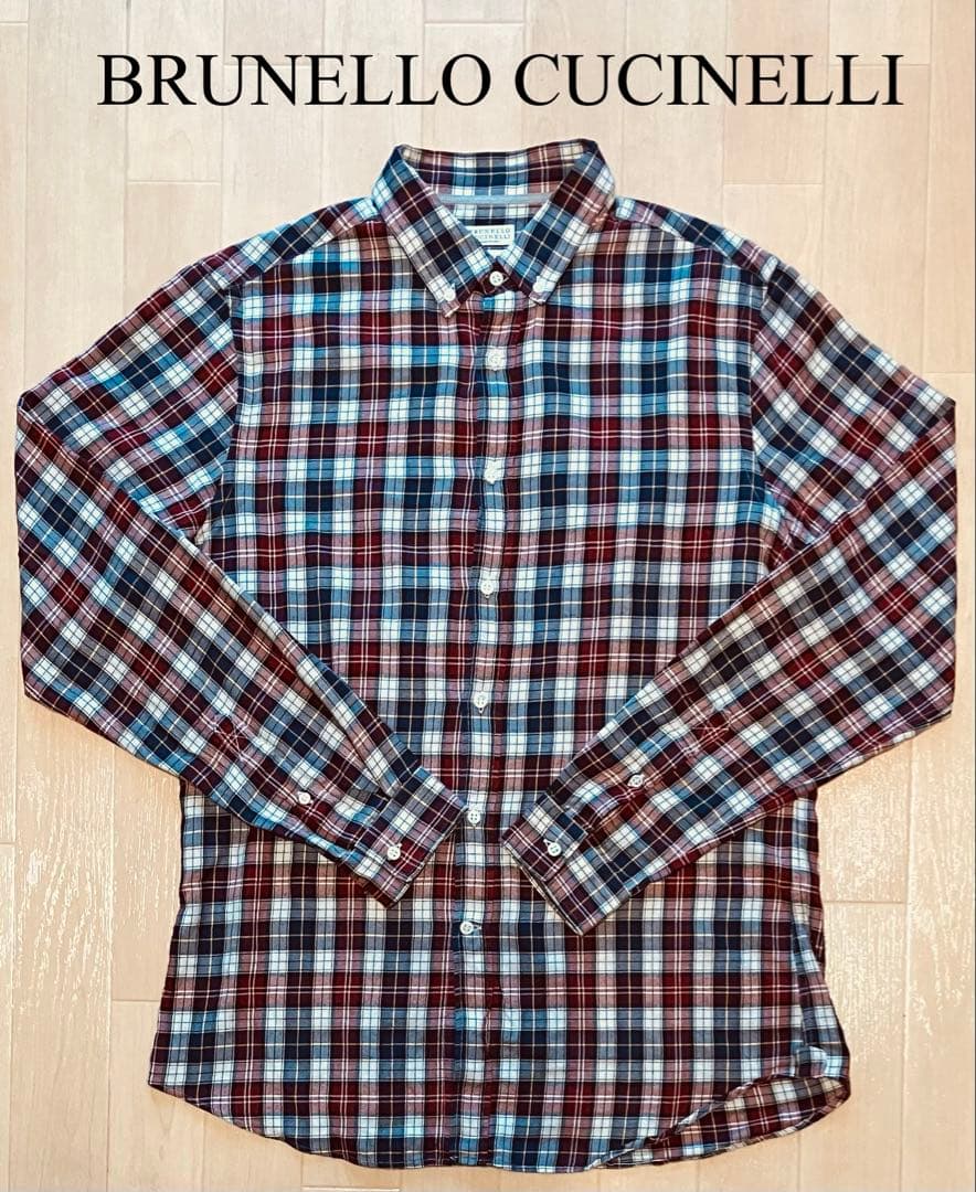 BRUNELLO CUCINELLI ブルネロクチネリ ガーゼシャツ サイズM