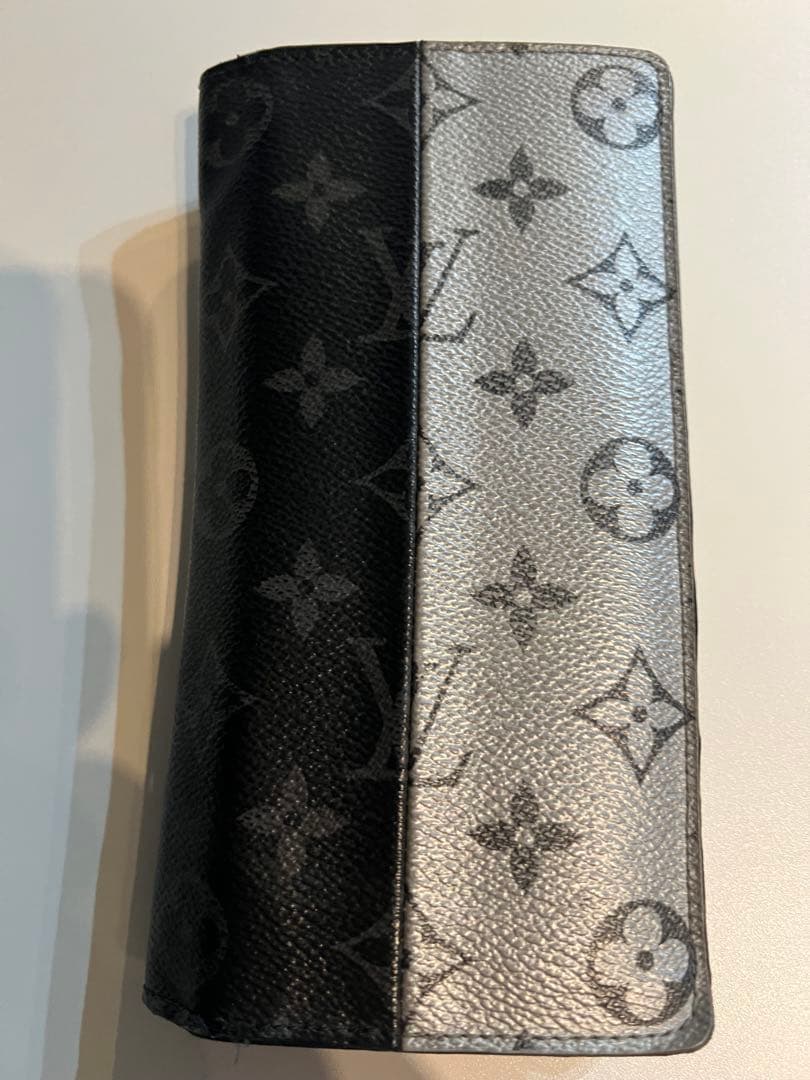 Louis Vuitton 長財布 ブラック シルバー　モノグラム