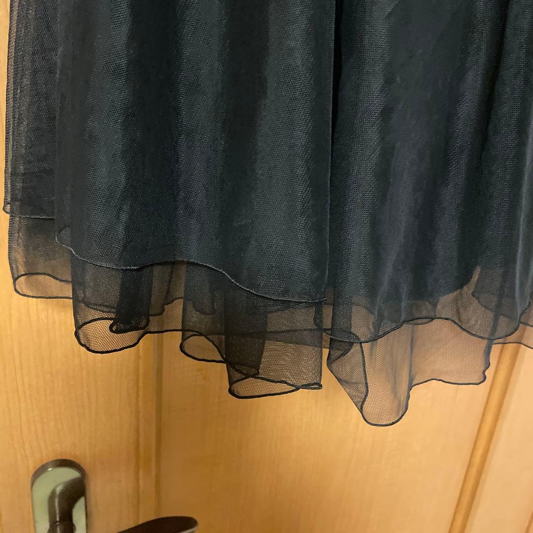 専用出品です。黒 フレアロングスカート　40