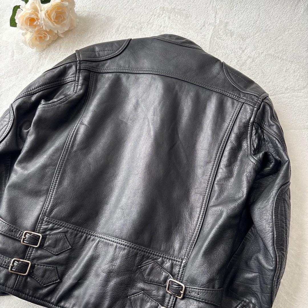 KADOYA カドヤ ライダースジャケット シングル　レザージャケット XL