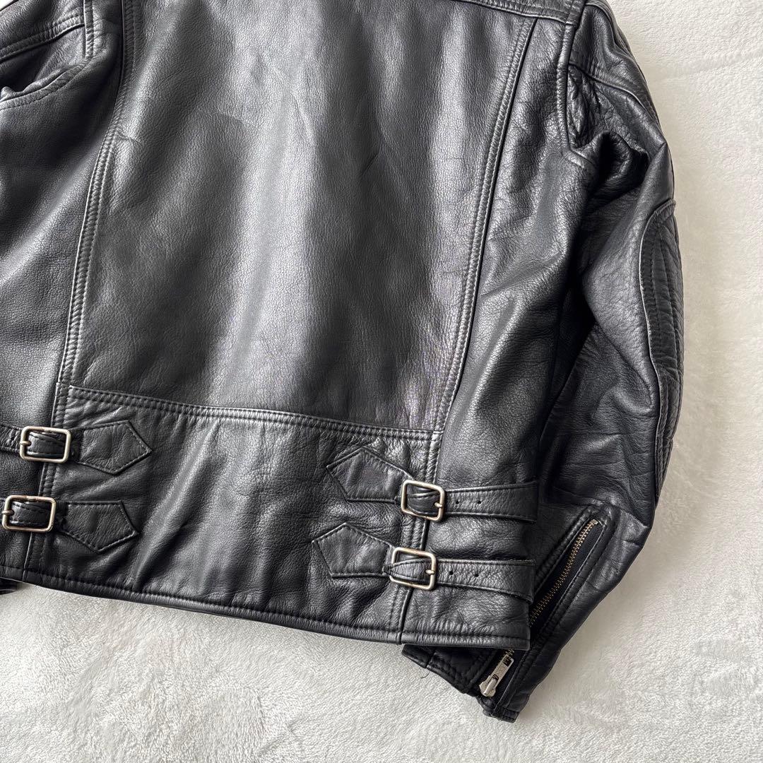 KADOYA カドヤ ライダースジャケット シングル　レザージャケット XL