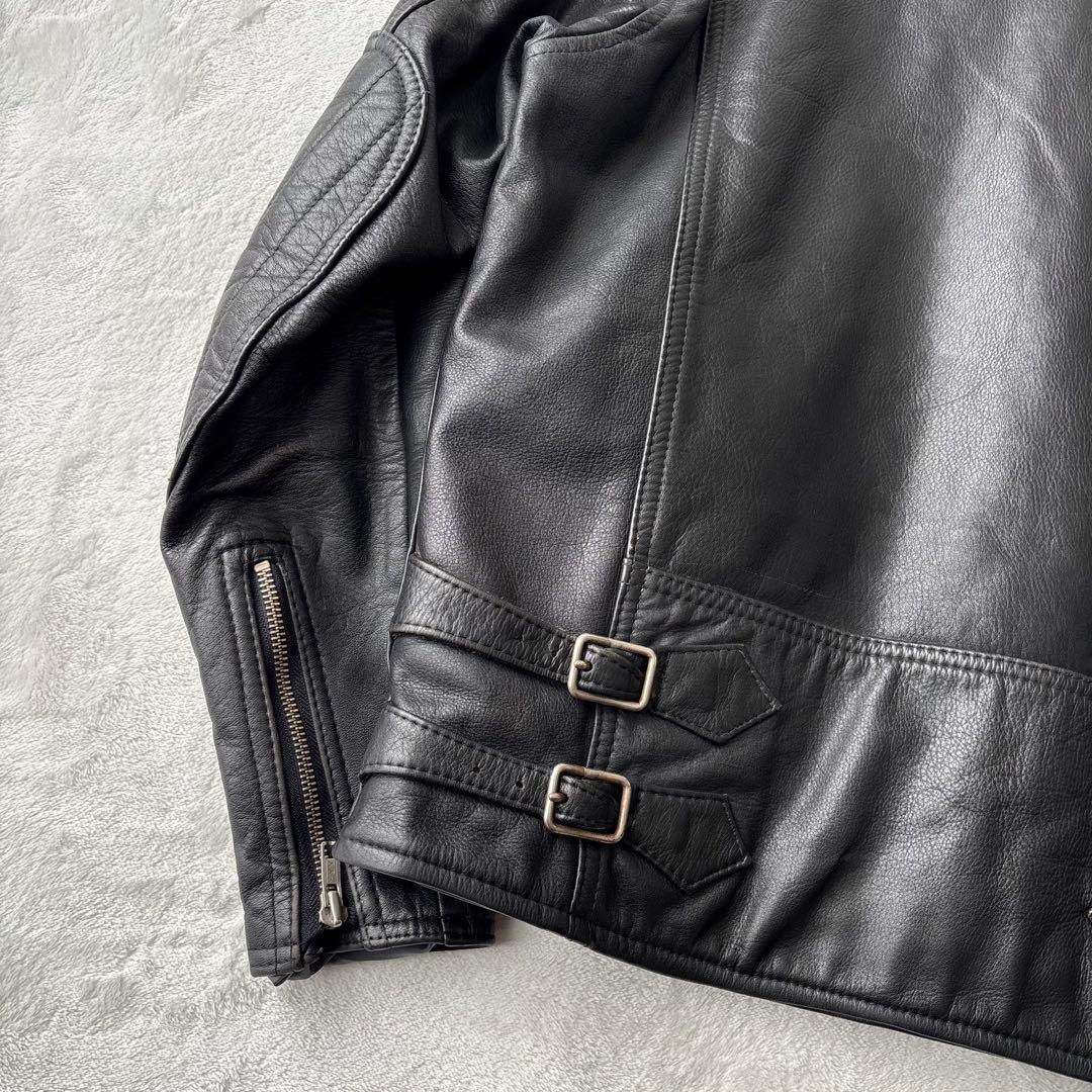 KADOYA カドヤ ライダースジャケット シングル　レザージャケット XL