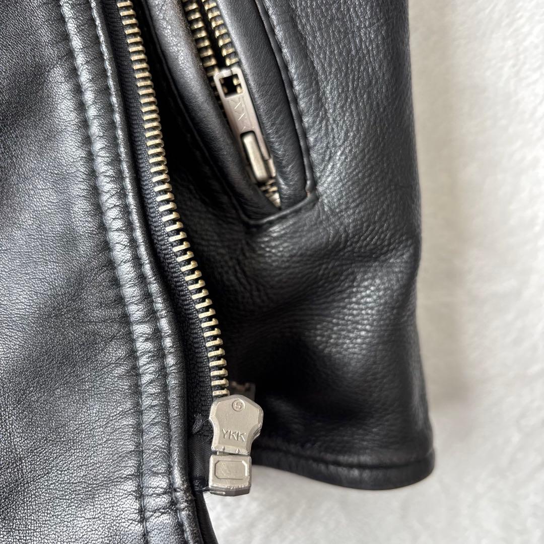 KADOYA カドヤ ライダースジャケット シングル　レザージャケット XL