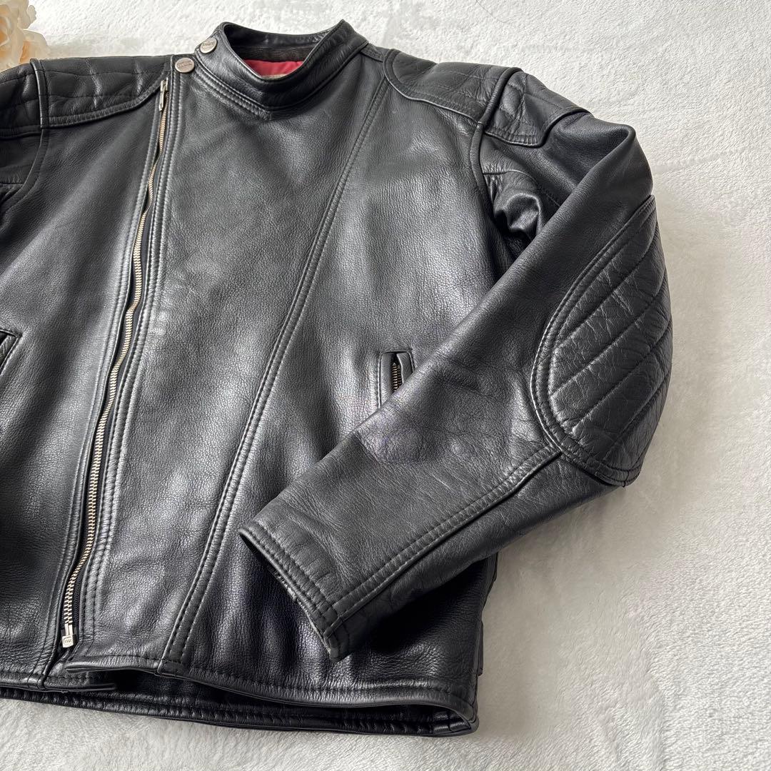 KADOYA カドヤ ライダースジャケット シングル　レザージャケット XL