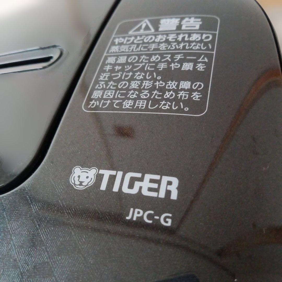 お値下げ不可TIGER タイガー　JPC-G 炊飯器 黒　21年製　5.5合炊き